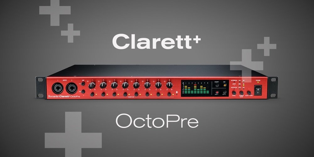 Περισσότερες πληροφορίες για "Focusrite Clarett+ OctoPre"