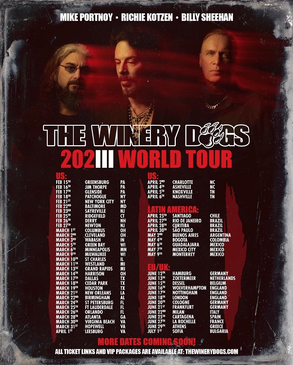 Περισσότερες πληροφορίες για "Οι Winery Dogs στην Ελλάδα για πρώτη φορά"